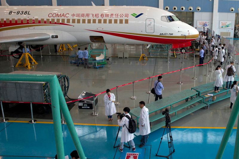 Illustration for article titled Este es el primer avión comercial diseñado y fabricado por China